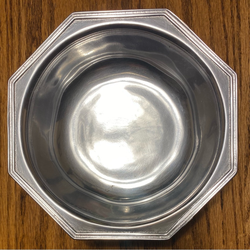 Wilton Armetale Bowl handcrafted pewter look, non-toxic stove to table